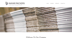 Desktop Screenshot of nayarpackers.com